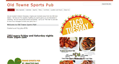 Desktop Screenshot of oldtownesportspub.com